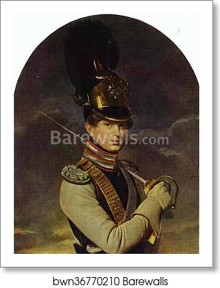 Portrait of the Prince N. P. Trubetzkoy by Orest Kiprensky, Art Print Portrait of the Prince N. P. Trubetzkoy by Orest Kiprensky, Art Print