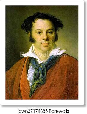 Portrait of K. G. Ravich by Vasily Tropinin, Art Print