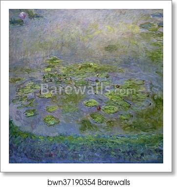 Nymphéas [Waterlilies] by Claude Monet, Art Print