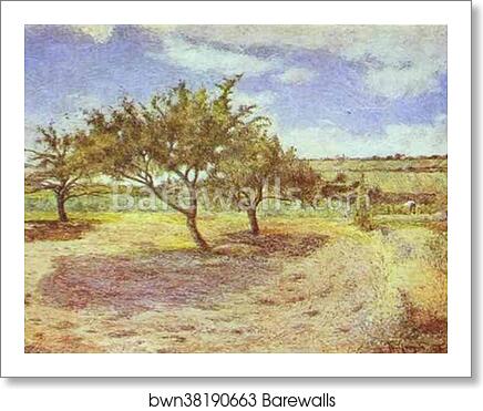 Apple-Trees in Blossom by Paul Gauguin, Art Print