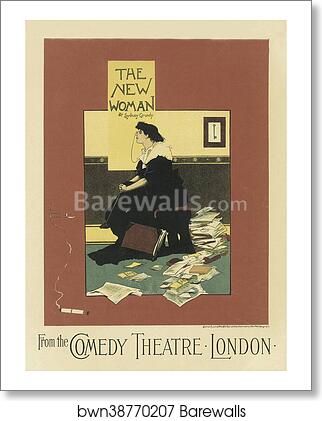 Le Comedy Theatre, "The New Woman" by Albert Morrow, Art Print Le Comedy Theatre, "The New Woman" by Albert Morrow, Art Print