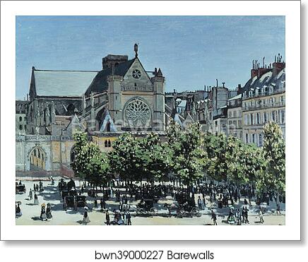 St. Germain l'Auxerrois by Claude Monet, Art Print