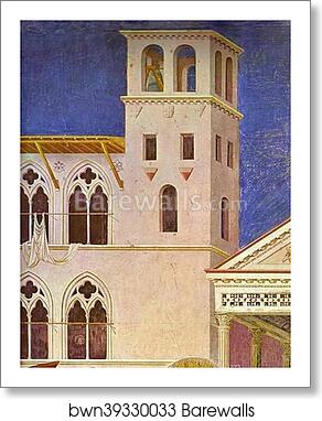 Homage of a Simple Man. Detail by Giotto, Art Print