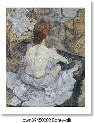 Rousse, dit aussi La Toilette by Henri De Toulouse-Lautrec, Art Print Rousse, dit aussi La Toilette by Henri De Toulouse-Lautrec, Art Print