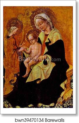 Betrothal of Catherine of Alexandria by Gentile Da Fabriano, Art Print Betrothal of Catherine of Alexandria by Gentile Da Fabriano, Art Print