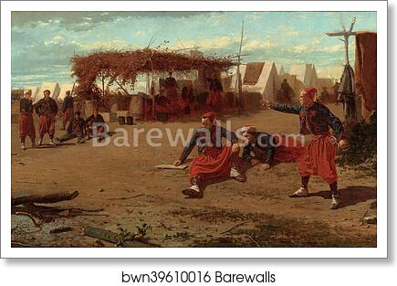 Pitching Quoits by Winslow Homer, Art Print