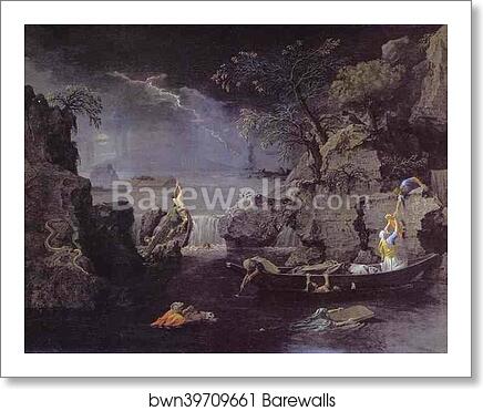 Winter. The Deluge by Nicolas Poussin, Art Print