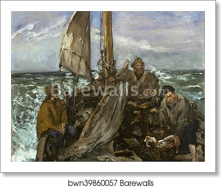 The Toilers of the Sea by Édouard Manet, Art Print