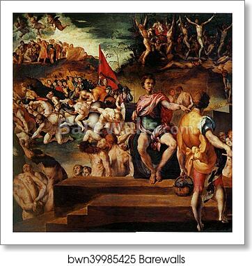 Martyrdom of St. Maurice and the Theban Legions by Jacopo Carrucci, Known As Pontormo, Art Print Martyrdom of St. Maurice and the Theban Legions by Jacopo Carrucci, Known As Pontormo, Art Print