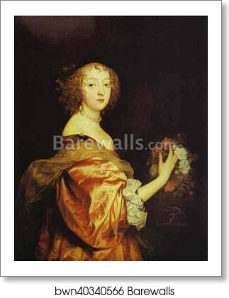 Portrait of Lady d'Aubigny by Sir Anthony Van Dyck, Art Print Portrait of Lady d'Aubigny by Sir Anthony Van Dyck, Art Print
