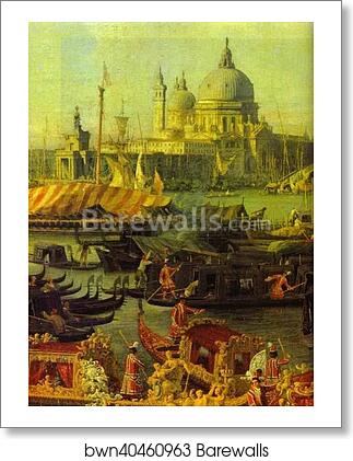 The Reception of the French Ambassador in Venice. Detail by Giovanni Antonio Canale, Called Canaletto, Art Print The Reception of the French Ambassador in Venice. Detail by Giovanni Antonio Canale, Called Canaletto, Art Print