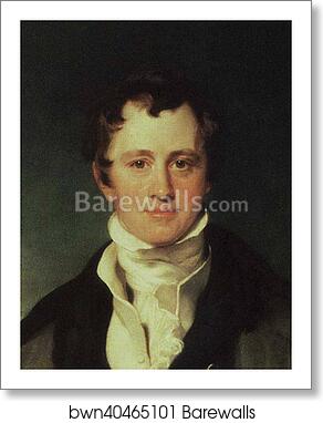 Sir Humphry Davy (1778-1829). Detail by Sir Thomas Lawrence, Art Print