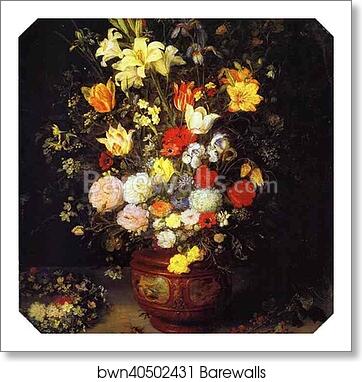 Bouquet of Flowers by Jan Brueghel The Elder, Art Print