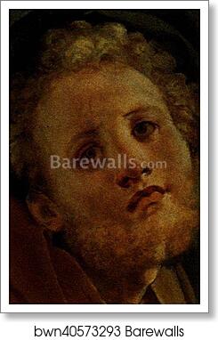 Deposition of Christ. Detail by Jacopo Carrucci, Known As Pontormo, Art Print