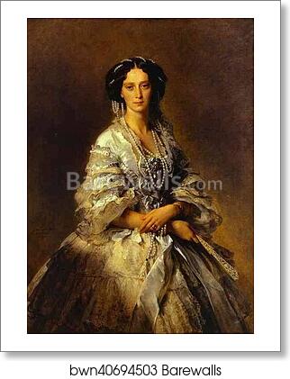 Portrait of Empress Maria Alexandrovna by Franz Xavier Winterhalter, Art Print Portrait of Empress Maria Alexandrovna by Franz Xavier Winterhalter, Art Print