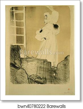 Miss May Belfort (State I) by Henri De Toulouse-Lautrec, Art Print