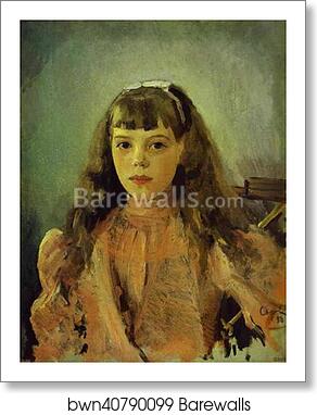 Portrait of Grand Duchess Olga Alexandrovna by Valentin Serov, Art Print