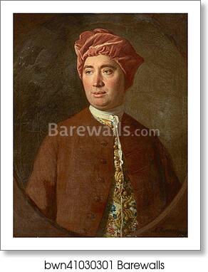 Portrait of Philosopher David Hume by Allan Ramsay, Art Print