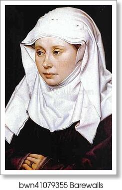 Portrait of A Woman by Robert Campin (Master Of Flemalle), Art Print