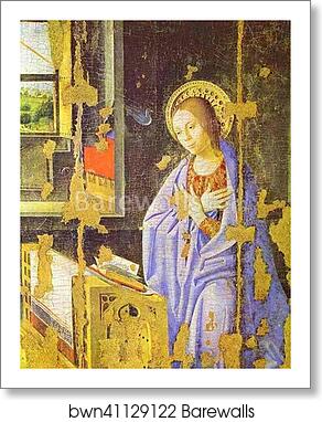 The Annunciation by Antonello Da Messina, Art Print