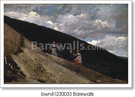 In the Mountains by Winslow Homer, Art Print