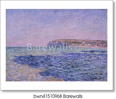 Shadows on the Sea. The Cliffs at Pourville by Claude Monet, Art Print Shadows on the Sea. The Cliffs at Pourville by Claude Monet, Art Print