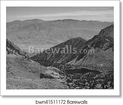 Owens Valley from Sawmill Pass, Kings River Canyon (Proposed as a national park), California, 1936. Photographs of National Parks and Monuments, compiled 1941 - 1942, documenting the period ca. 1933 - 1942 by Ansel Adams (1902-1984), Art Print Owens Valley from Sawmill Pass, Kings River Canyon (Proposed as a national park), California, 1936. Photographs of National Parks and Monuments, compiled 1941 - 1942, documenting the period ca. 1933 - 1942 by Ansel Adams (1902-1984), Art Print