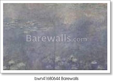 The Water Lilies - The Two Willows by Claude Monet, Art Print The Water Lilies - The Two Willows by Claude Monet, Art Print