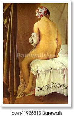 The Bather of Valpinçon by Jean-Auguste-Dominique Ingres, Art Print