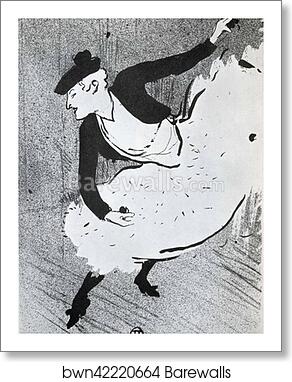 Edmee Lescot En Danseuse Espagnole Edmee Lescot As A Spanish Dancer By Henri De Toulouse Lautrec Art Print Barewalls Posters Prints Bwn