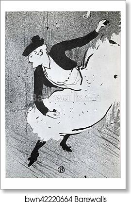 Edmee Lescot, en Danseuse Espagnole / Edmee Lescot as a Spanish Dancer by Henri De Toulouse-Lautrec, Art Print Edmee Lescot, en Danseuse Espagnole / Edmee Lescot as a Spanish Dancer by Henri De Toulouse-Lautrec, Art Print