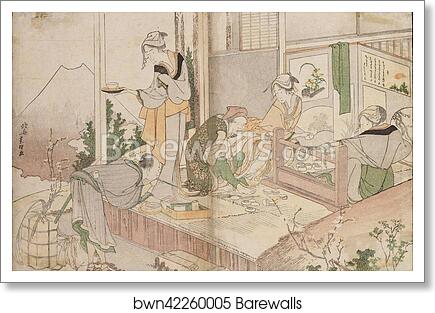 Untitled by Katsushika Hokusai, Art Print