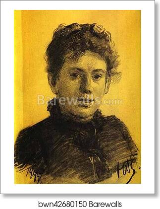 Portrait of Tatyana Tolstaya, Leo Tolstoy's Daughter by Nikolay Gay, Art Print Portrait of Tatyana Tolstaya, Leo Tolstoy's Daughter by Nikolay Gay, Art Print