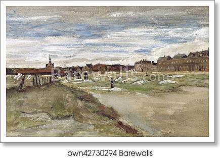 Bleaching Ground at Scheveningen by Vincent Van Gogh, Art Print Bleaching Ground at Scheveningen by Vincent Van Gogh, Art Print