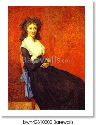 Portrait of Madame Charles-Louis Trudaine by Jacques-Louis David, Art Print Portrait of Madame Charles-Louis Trudaine by Jacques-Louis David, Art Print