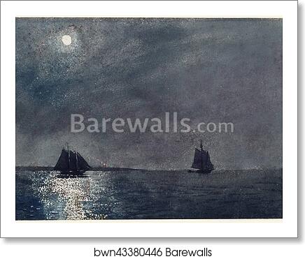 Eastern Point Light by Winslow Homer, Art Print