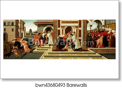 Last Miracle and the Death of St. Zenobius by Sandro Botticelli, Art Print Last Miracle and the Death of St. Zenobius by Sandro Botticelli, Art Print