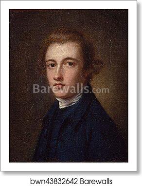 Portrait of a Man by George Romney, Art Print