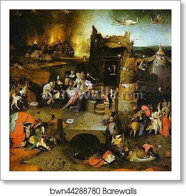 Temptation of St. Anthony by Hieronymus Bosch, Art Print