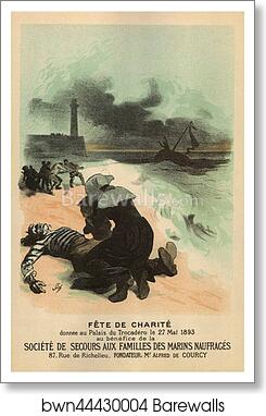 Fête de Charité 27 Mai 1893 by Jules Chéret, Art Print
