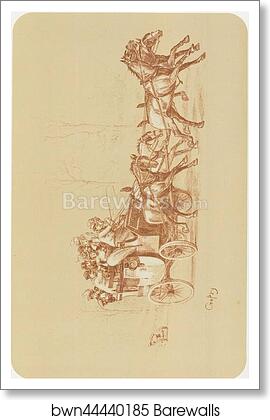 Original drawing for Les Maîtres de l’Affiche from issue 46, Sept. 1899 by Crafty, Art Print Original drawing for Les Maîtres de l’Affiche from issue 46, Sept. 1899 by Crafty, Art Print