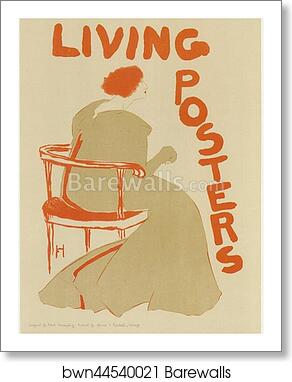 Les "Living Posters" (Affiches vivants) by Frank Hazenplug, Art Print