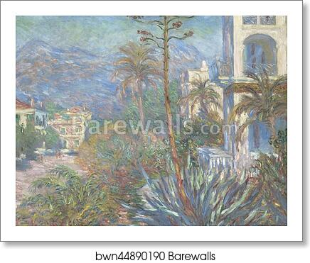 Villas at Bordighera by Claude Monet, Art Print