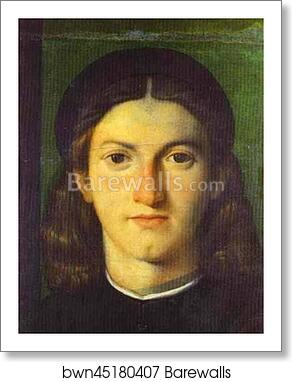 Portrait of a Young Man by Lorenzo Lotto, Art Print