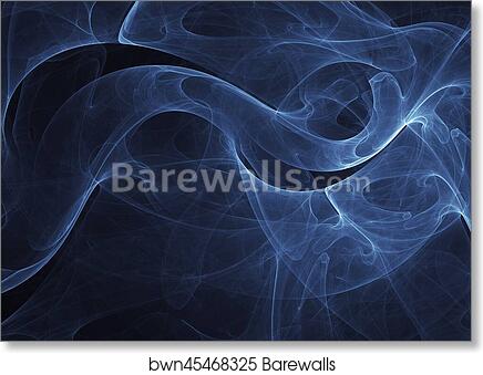Abstract blue illustration by Vlad Gerasimov/Stocktrek Images, Art ...
