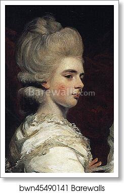 The Ladies Waldegrave. Detail by Sir Joshua Reynolds, Art Print