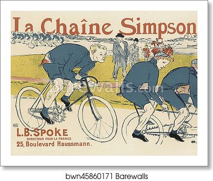 Chaîne Simpson by Henri De Toulouse-Lautrec, Art Print