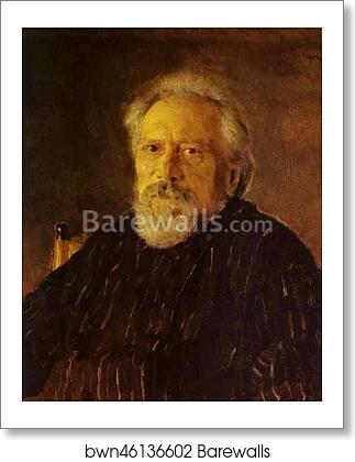 Portrait of the Author Nikolay Leskov by Valentin Serov, Art Print Portrait of the Author Nikolay Leskov by Valentin Serov, Art Print