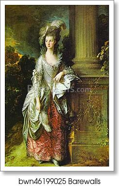 The Hon. Mrs. Thomas Graham by Thomas Gainsborough, Art Print