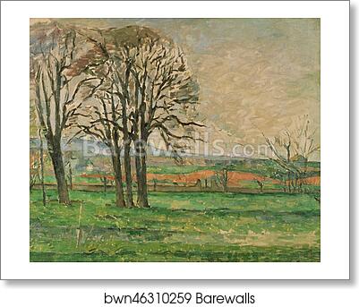 The Bare Trees at Jas de Bouffan by Paul Cézanne, Art Print The Bare Trees at Jas de Bouffan by Paul Cézanne, Art Print
